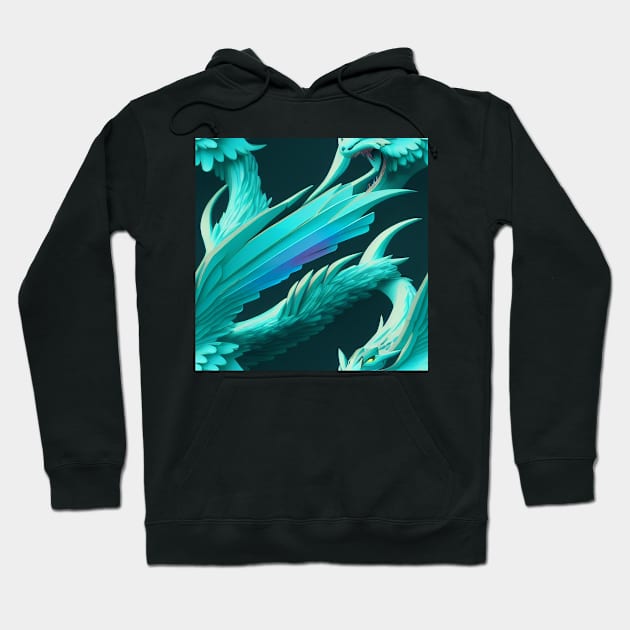 Dragon Scales, Forty-Two: Hoodie by EverythingSings.Art